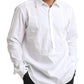 Elegant White Cotton Dress Shirt