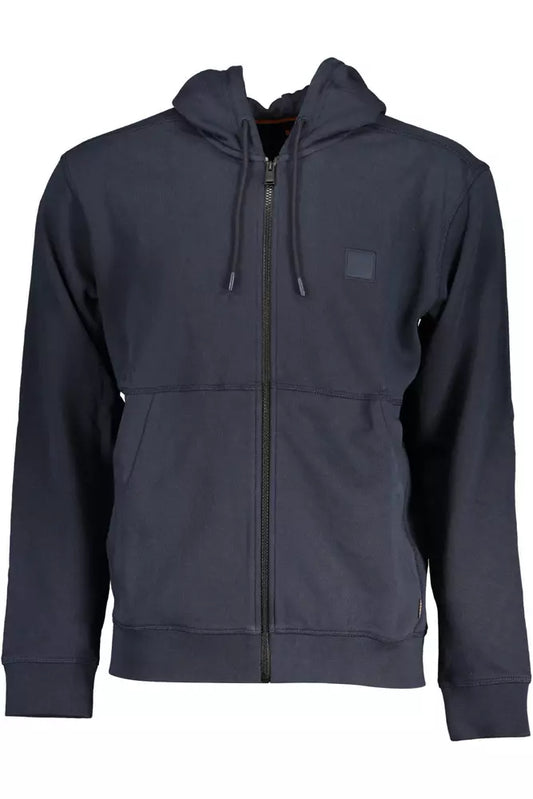 Blue Organic Cotton Men Sweater