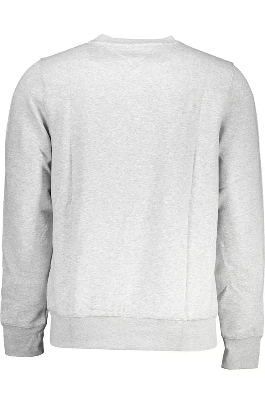Gray Cotton Men Sweater