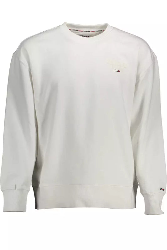 White Cotton Men Sweater