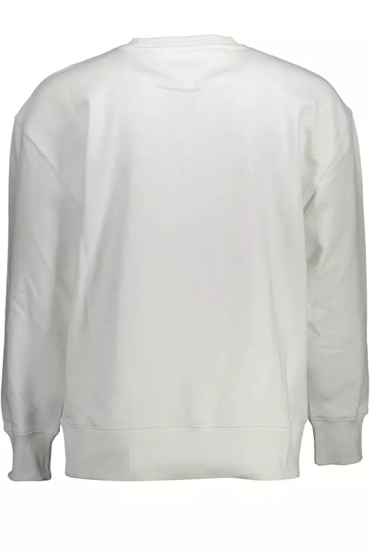 White Cotton Men Sweater