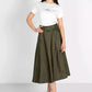 Chic White Cotton Tee with Front Print