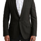 Elegant Dark Gray Martini Blazer