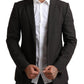 Elegant Dark Gray Martini Blazer
