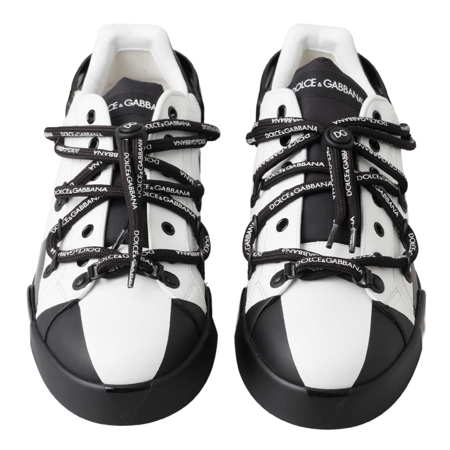 Elegant Portofino Leather Low Top Sneakers