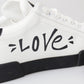 Elegant Portofino Low Top Sneakers - Pristine White