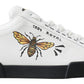 Elegant Portofino Low Top Sneakers - Pristine White