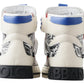 Exquisite High Top Leather Sneakers - Men's Fashion