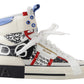 Exquisite High Top Leather Sneakers - Men's Fashion