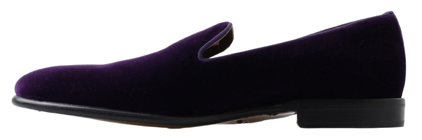 Elegant Purple Slipper Loafers