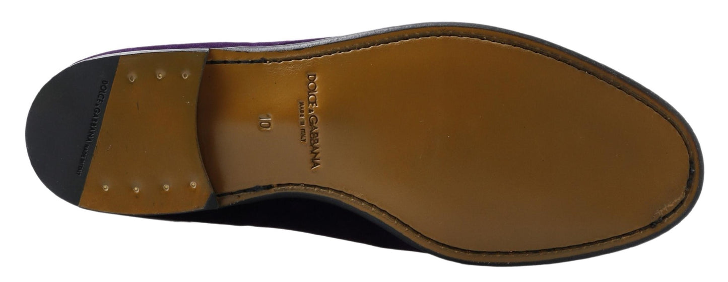 Elegant Purple Slipper Loafers