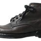 Elegant Leather Lace-Up Boots for Men