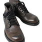 Elegant Leather Lace-Up Boots for Men