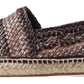 Multicolor Buffalo Leather Espadrilles