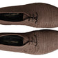Exquisite Men's Raffia Derby Shoes