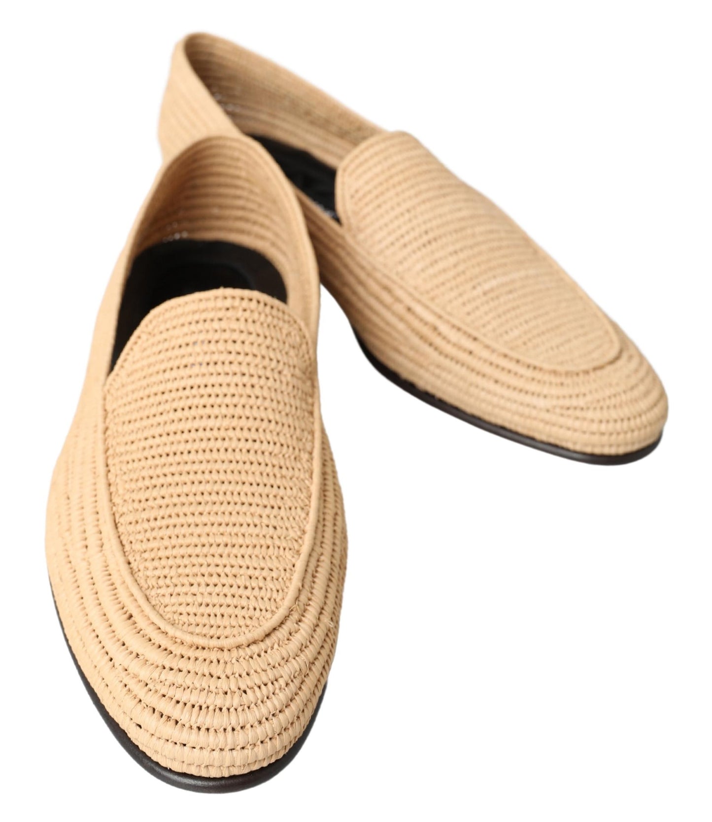 Elegant Beige Loafer Shoes - Slip On Sophistication