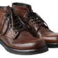 Elegant Leather Lace-Up Men's Boots