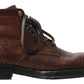 Elegant Leather Lace-Up Men's Boots