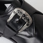 Elegant Black Leather Monk Strap Shoes