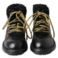 Elegant Shearling Style Men's Leather Boots