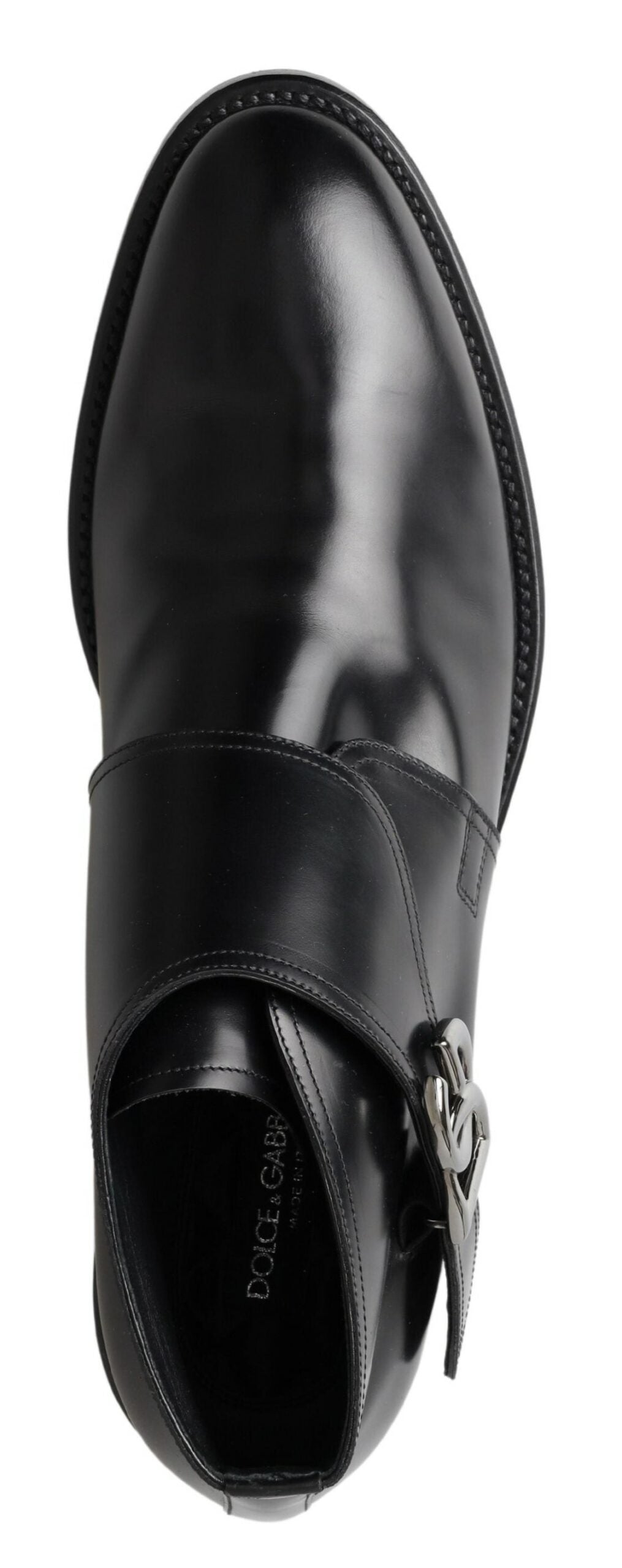 Elegant Leather Monk Strap Dress Shoes
