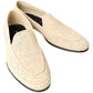 Elegant Cream Viscose Men's Loafers