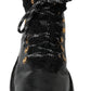 Elegant Shearling Style Men's Leather Boots