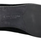 Elegant Black Velvet Loafers – Pure Sophistication