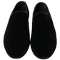 Elegant Black Velvet Loafers – Pure Sophistication