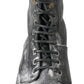 Elegant Combat Leather Boots