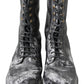 Elegant Combat Leather Boots