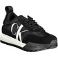 Black Leather Women Sneaker