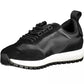 Black Leather Women Sneaker
