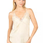 Floral Crepon Sleeveless Top with Macramé Lace Detail