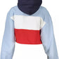 Blue Cotton Women Sweater