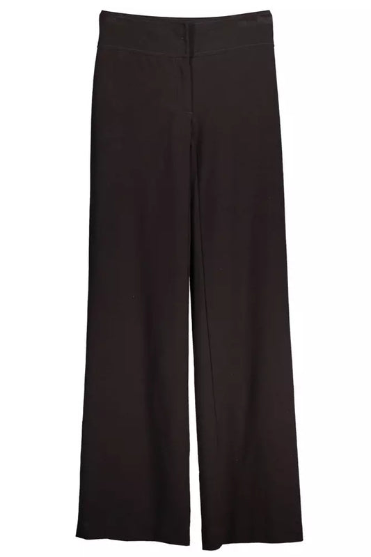 Brown Wool Women Pants