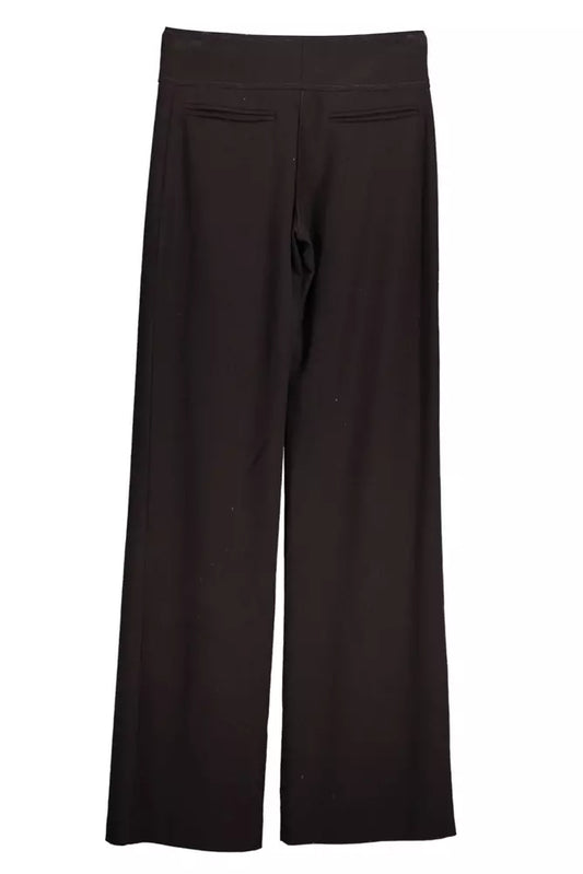 Brown Wool Women Pants