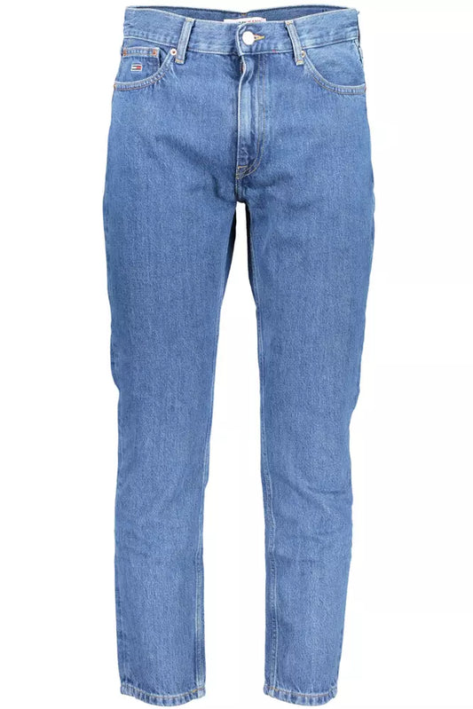 Blue Cotton Men Jeans