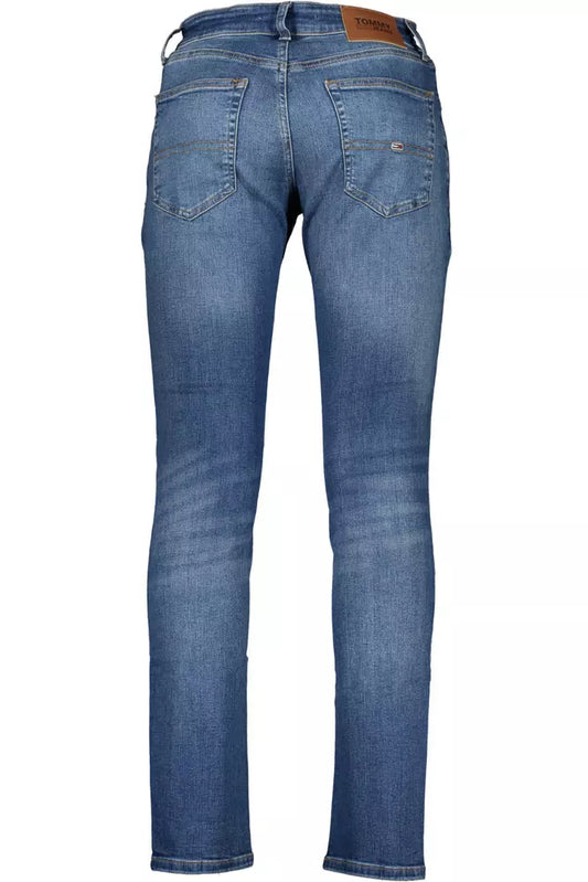 Blue Cotton Men's Slim Jeans