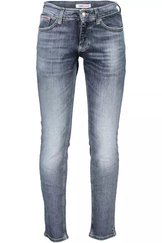 Blue Cotton Men Jeans
