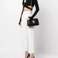 Elegant Black Crossbody with Gold Chain Accent
