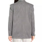 Chic Houndstooth Blazer with Metallic Accents