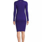 Lavish Ribbed Longline Dress with High Neck
