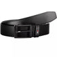 Black Leather Men Belt
