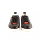 Chic Black Leather Low Sneakers for Women