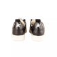 Chic Black Leather Low Sneakers for Women