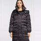 Chic Brown Coat with Removable Hood & Sleeves