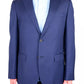 Elegant Italian Men's Wool Suit in Blue