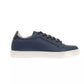 Blue Leather Men Sneaker