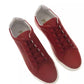 Red Leather Men Sneaker